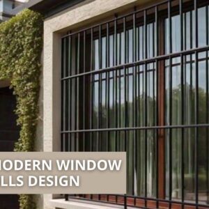 Simple Modern Window Grill design