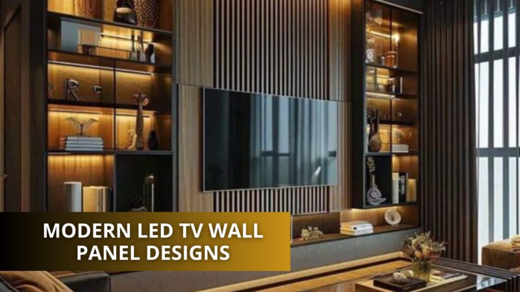 Modern LED TV Wall Panel Design