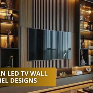 Modern LED TV Wall Panel Design