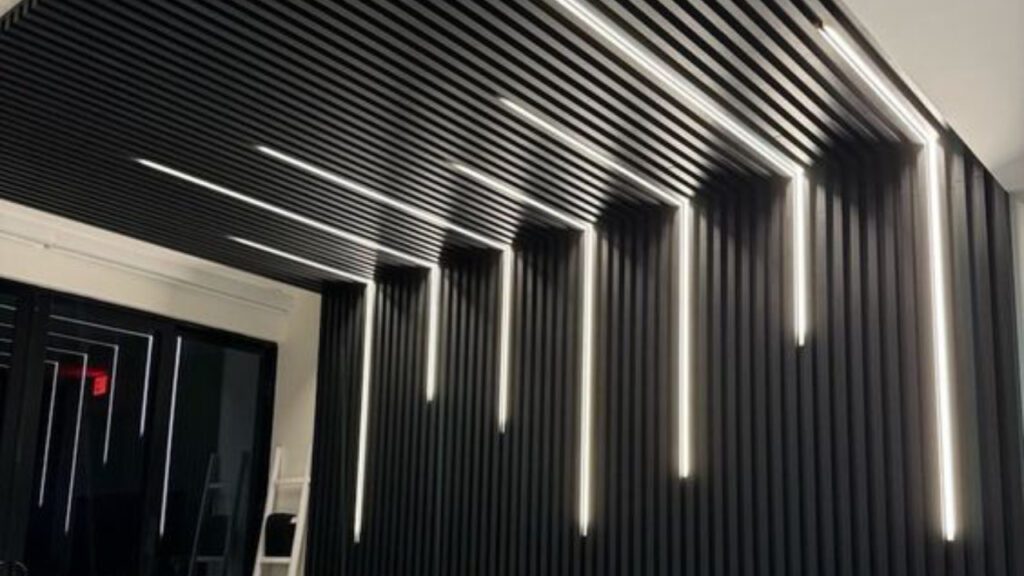 Interior Louver Wall Design