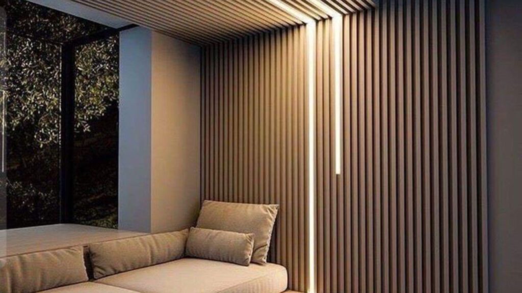 Interior Louver Wall Design