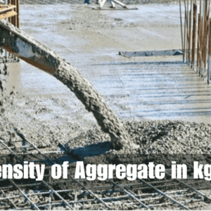 Density of Aggregate in kg/m³: