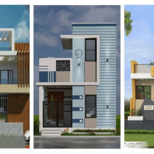 Double Floor Normal House Front Elevation Designs