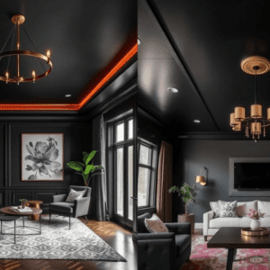 Black Ceiling Design